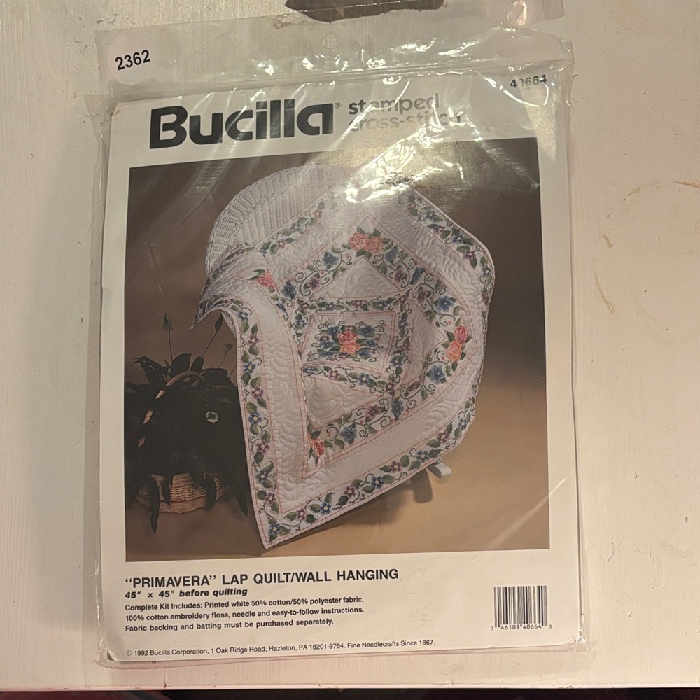 NWT Bucilla Primavera Stamped Cross Stitch Kit